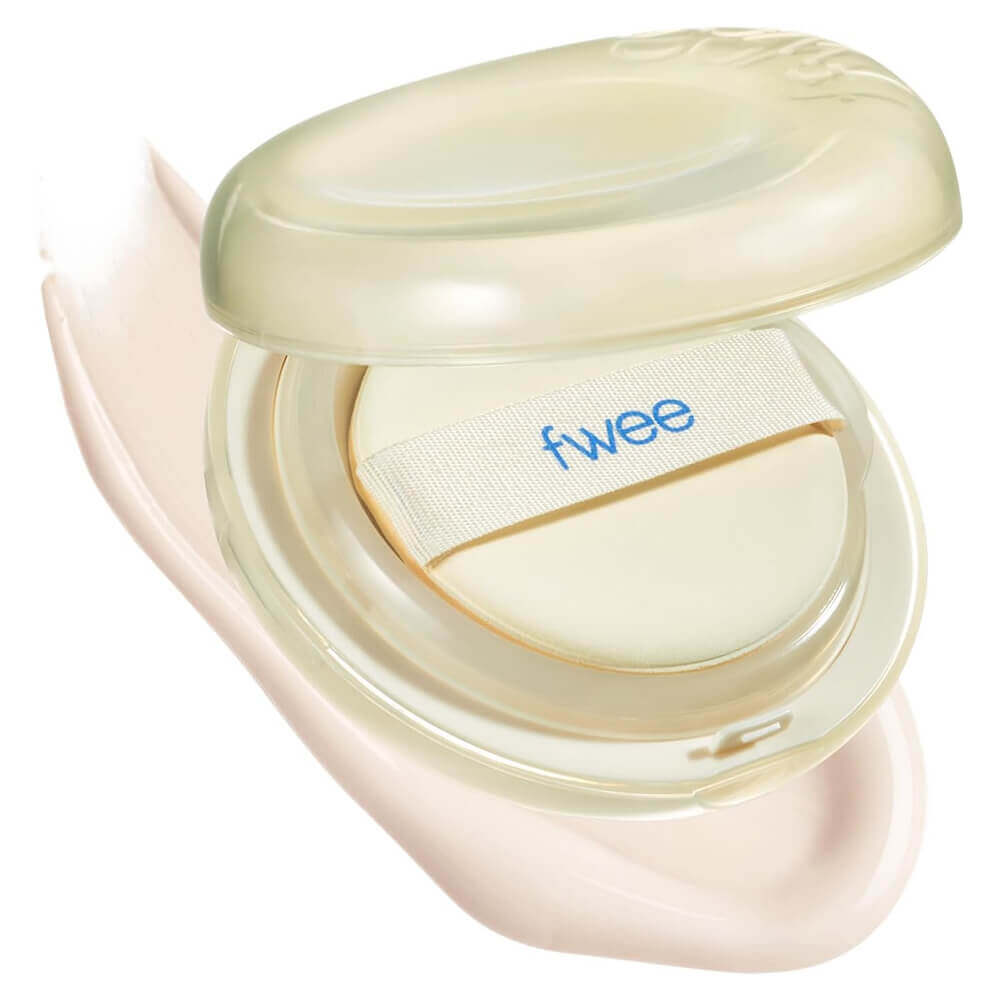 Тональный кушон с сатиновым финишем fwee Cushion Egg-Fit Cover SPF50+ РА+++ 00 Clear
