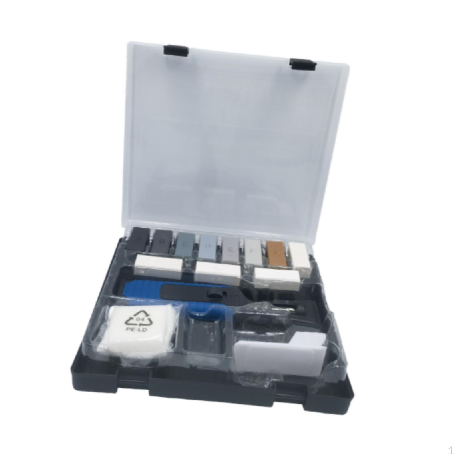 Набор для ремонта винилового пола из ПВХ, восковой блок, универсальный с футляром для хранения, средство для удаления сколов, трещин и зазоров